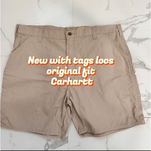 Carhartt loose original fit canvas cell phone work short size 42 x 8.5